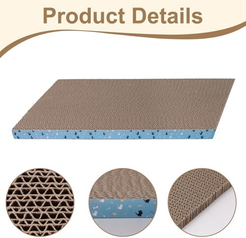 Cat Scratcher Pads, Cat Scratching Cardboard - Image 3
