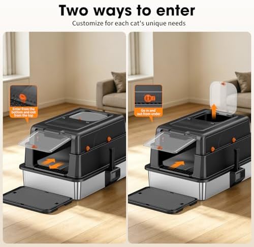 Stainless Steel Cat Litter Box – XXXL Cat Litter Tray - Image 7