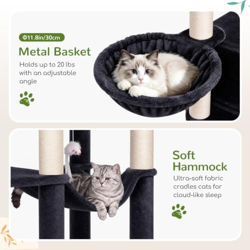 Globlazer 73in Corner Stable Cat Tree - Image 5