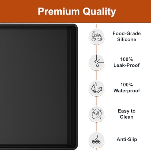 34" x 22" Extra Thick Silicone Mat Waterproof - Image 2
