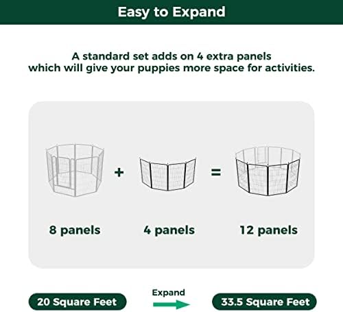 FXW Rollick Dog Playpen, Yard & RV Camping, 4 Panels - Image 2