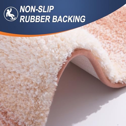 OLANLY Bathroom Runner Rug 44x20, Extra Soft Absorbent Microfiber Bath Rugs - Image 5