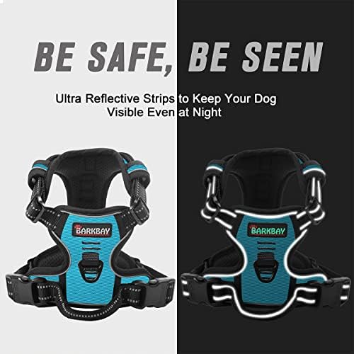 BARKBAY Dog Harness No Pull for Large Dogs Front Back Clips, Dog Vest - Image 5