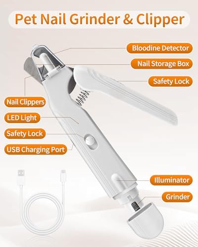 2-in-1 Dog & Cat Nail Clippers & Grinder - Image 7