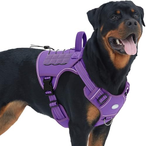 AUROTH Dog Harness for Large Dogs, No Pull Tactical Dog Vest Heavy Duty by AurothPets