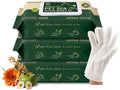 Hypoallergenic Dog & Cat Bathing Glove Wipes, 60 ct by NaturesPuzzle