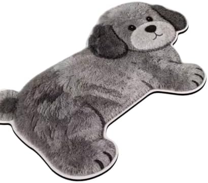 3D Realistic Dog Shaped Bath Mat & Floor Rug by MOFABIA