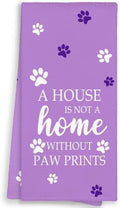 Purple Paw Farmhouse Kitchen Towels Decor Gifts by Unknown