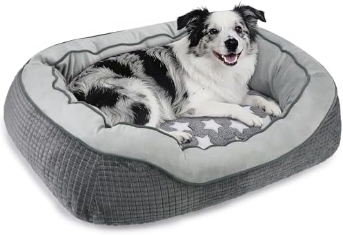 Washable Dog Bed Medium Size Dogs, Orthopedic Pet Bed by SIWAMARY
