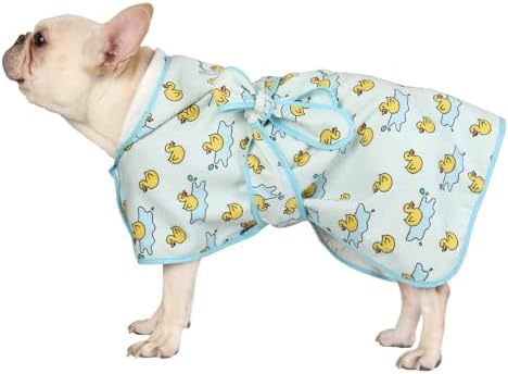 HDE Hooded Dog Bathrobe Quick Dry Towel Wrap - Image 3