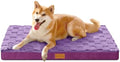 Patas Lague Orthopedic Dog Bed Washable Pet Crate Mat 30''X20'' Purple by PatasLague