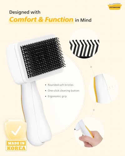 PETHROOM Self-Cleaning Slicker Brush - Image 4
