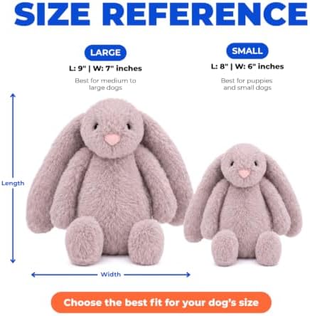 Best Pet Supplies Bunny Buddy Squeaky Plush Dog Toy - Image 4