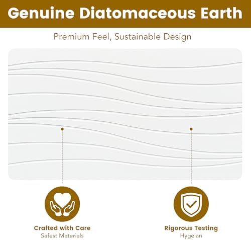 Extra Large Stone Bath Mat, Super Absorbent Diatomite Stone Mats - Image 5