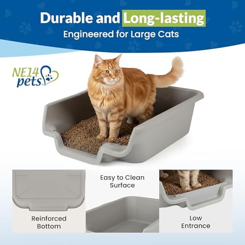 KittyGoHere Senior Cat Litter Box, Cat Litter Pan - Image 6
