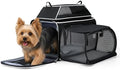 Lekereise Top and Side Expandable Pet Carrier 18x11x11Inch Delta American by Lekereise