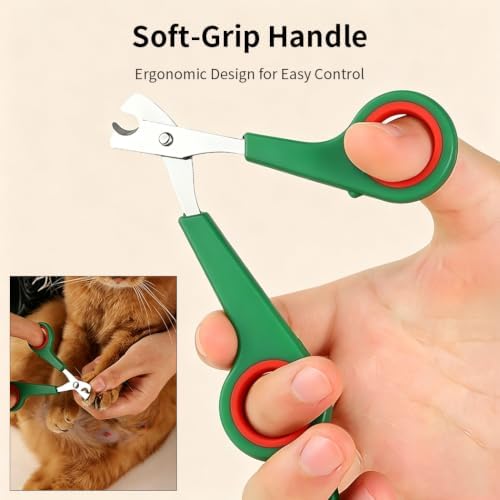 Pet Nail Clippers for Dogs and Cats, Safety Guard Dog Nail Trimmer, - Image 5