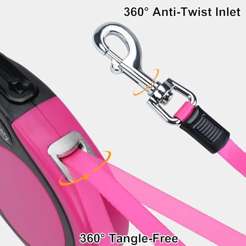 Taglory Retractable Dog Leash, One-Handed Brake - Image 5