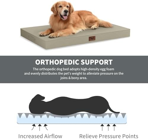 Jumbo Waterproof Orthopedic Dog Bed - Image 2