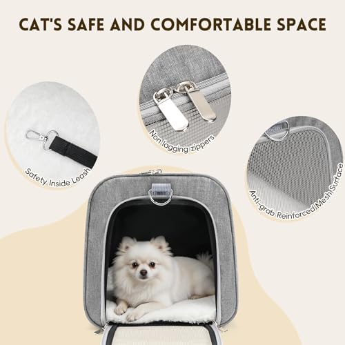 Cat Carrier Soft, Dog Carriers for Small Dog/Large Cat - Image 6