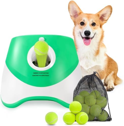 MEKAPLE Automatic Dog Ball Launcher, Dog Ball Thrower by Unknown