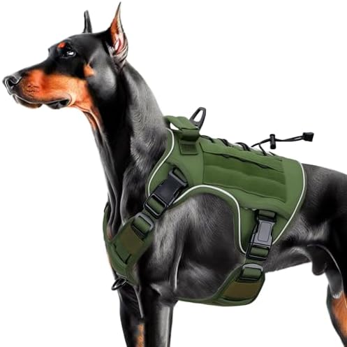 Heavy-Duty Tactical Dog Harness by Bruvoalon