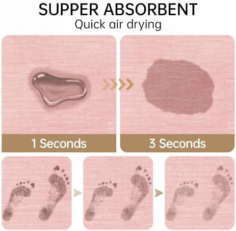 Mecko Bath Mat Ultra Thin Pink - Image 3