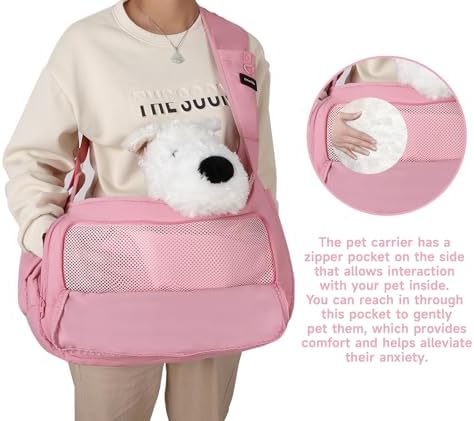 Dog Sling Carrier for Dogs & Cats, Fits 7–18lbs, Lightweight Pet Carrier Bag - Image 6