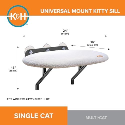 K&H Cat Window Perch, Universal Mount Bed - Image 2