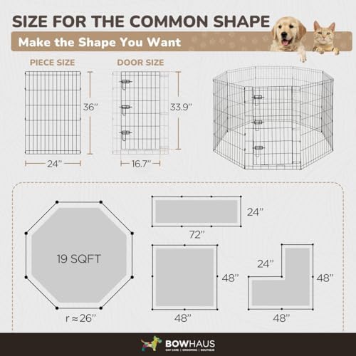 BOWHAUS Foldable Outdoor/Indoor Pet Playpen - Image 3