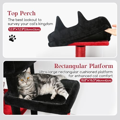 Globlazer 65in Gothic Sturdy Cat Tree - Image 3