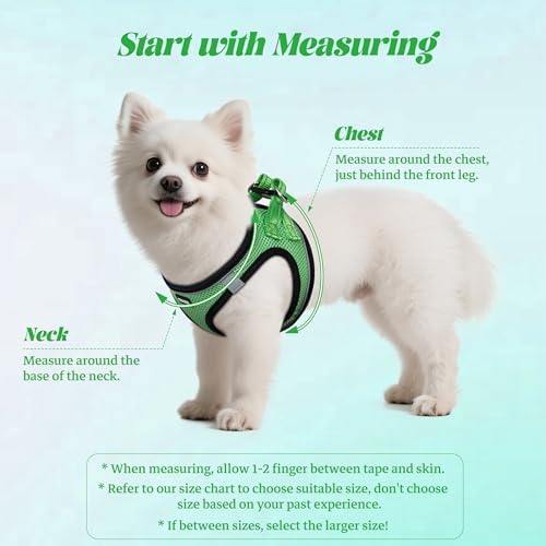 No Pull Dog Puppy Harness and Leash Set Reflective Mesh Vest Small - Image 2