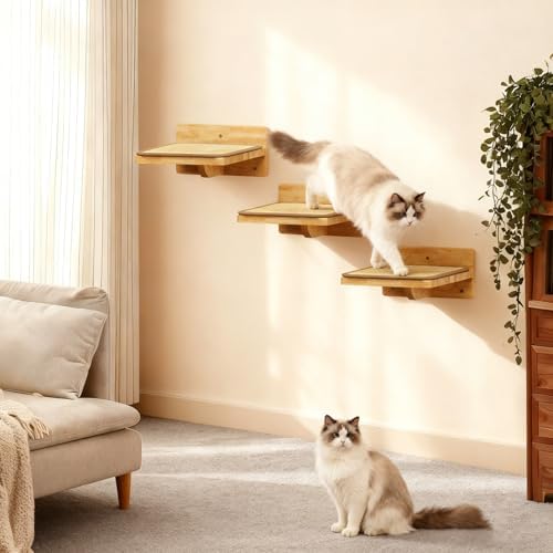 3Pcs 8"×7" Cat Wall Steps - Image 2
