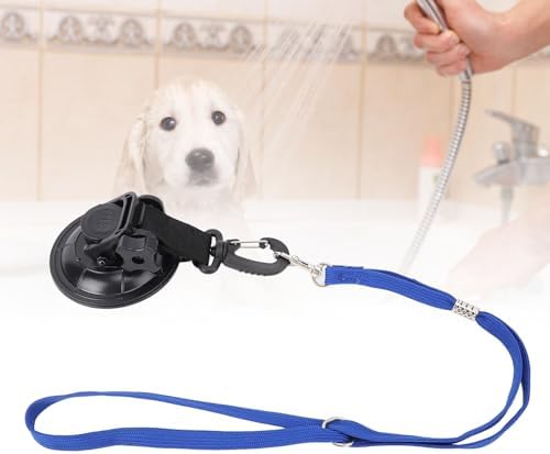 Alomejor Dog Bathing Tether, Suction Cup Dog Bath Leash Strap, Restrainer - Image 3
