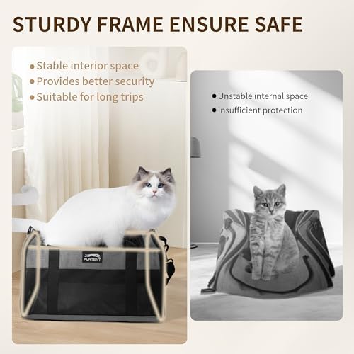 Pet Carrier Airline Approved, Soft Sided Cat Carrier - Image 5