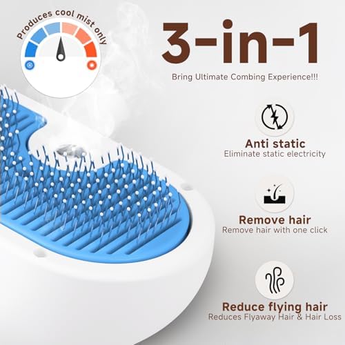 Pet Steam Brush for Dog, cat brushes for indoor cats - Image 2