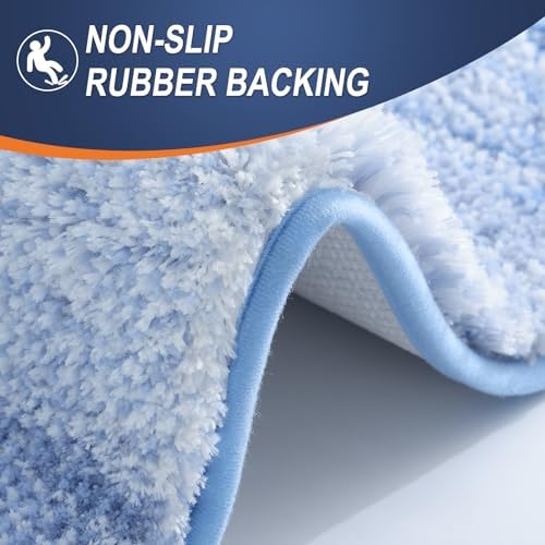 OLANLY Bathroom Runner Rug 70x20, Extra Soft Absorbent Microfiber Bath Rugs - Image 5