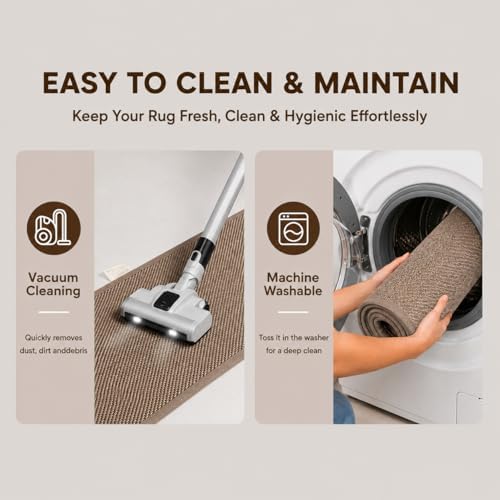 Super Absorbent Bath Runner Mat, Non-Slip 12in Wide Bathroom Rug, Long Narrow - Image 7