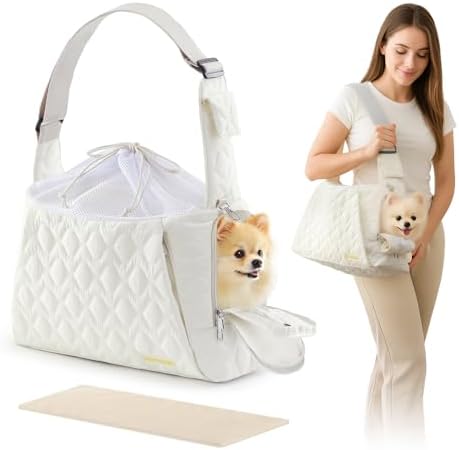 JourCraf Dog Carrier Sling for Small Dogs, Front Cat Sling & Cats Up to 15 lbs by JourCraf