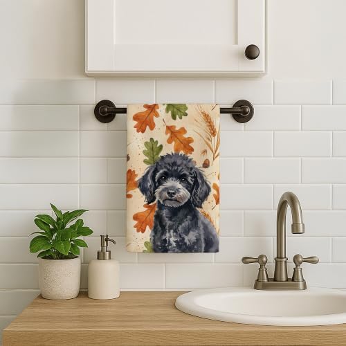 Caroline's Treasures Poodle Dogs Kitchen Towel 15x25 in - Image 2