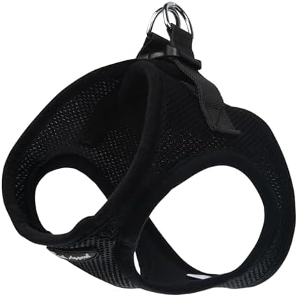 Bark Appeal Black Step-in Dog Harness by BarkAppeal