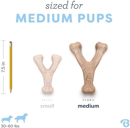 Benebone Puppy Wishbone Dog Chew Toy - Image 4