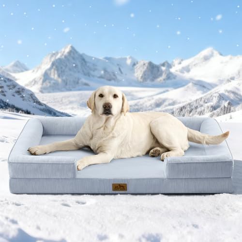 COZY KISS Orthopedic Dog Cooling Bed Washable by COZYKISS