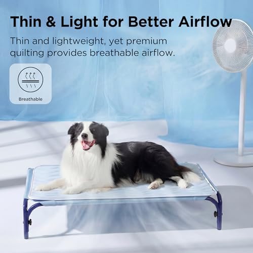 Bedsure Cooling Mat for Large Dogs, Washable Breathable QMax>0.4 Cool Fiber - Image 3