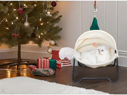Cat Bed, Pet Hammock Bed for Cats and Dogs, Comfortable and Breathable Elevated - Image 6