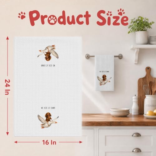 Long Haired Dachshund Kitchen Towels, Cute Towel - Image 2