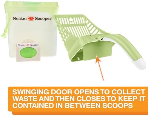 Neater Pet Brands Neater Scooper Standard Cat Litter Scoop, 15 Refill Bags – - Image 3