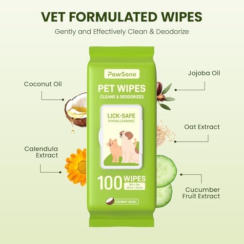 PawSono Hypoallergenic Pet Wipes - Image 4