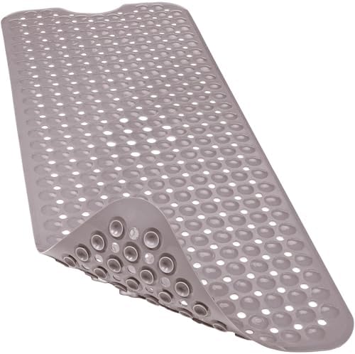 Bathtub and Shower Mats, 40x16 Inch Extra Large Non Slip Soft Bath Tub Mat by Linoows