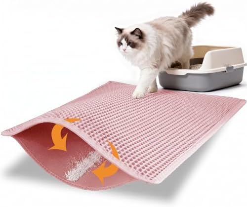 Pieviev Litter Box Mat, Double-Layer Urineproof Design by Pieviev